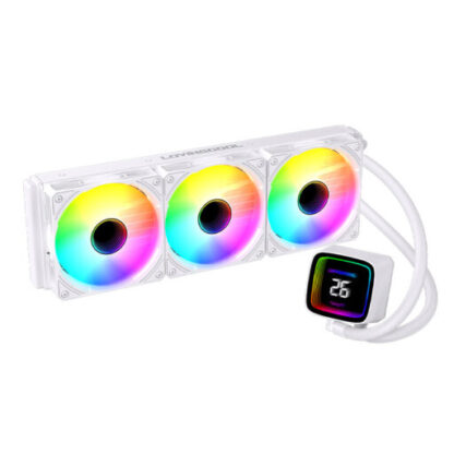 360 溫度顯示 ARGB 一體式水冷AIO CPU 散熱器 多平台通用AIO Cooler-W