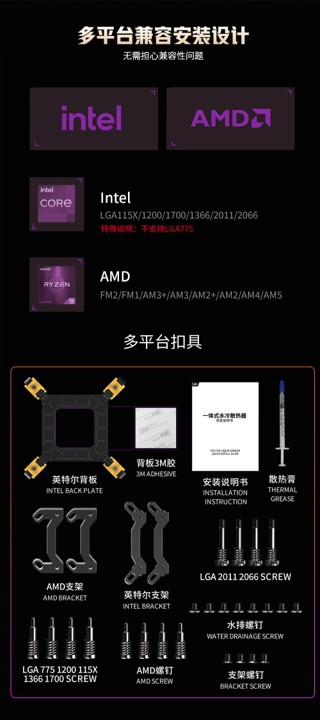 HK-02白色360款 AIO【5VARGB+PWM】100套:圖片 2